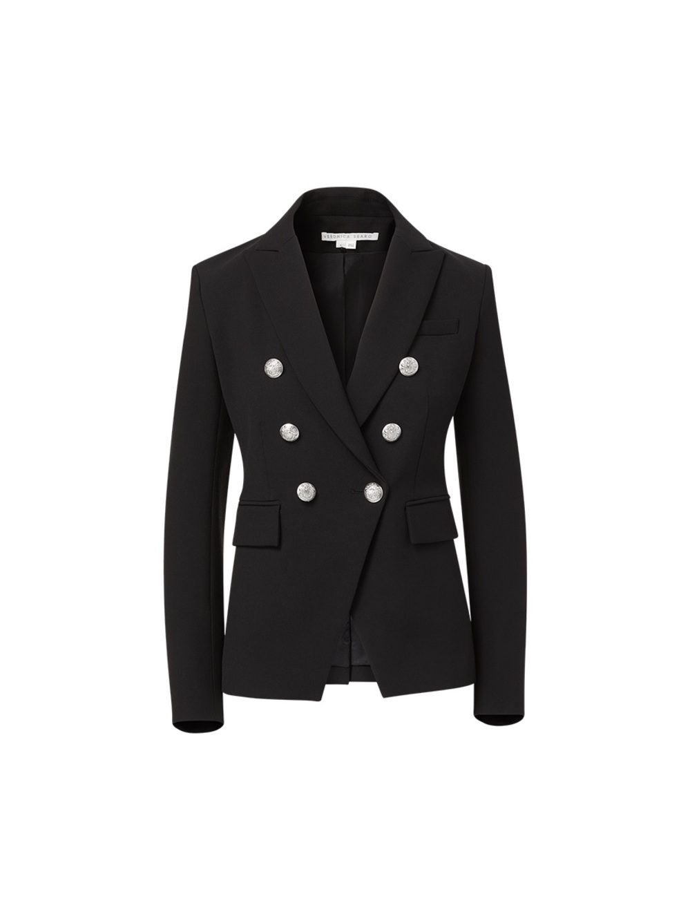 Veronica Beard Miller Dickey Jacket - black with silver buttons. Size 2 - Picture 6 of 6